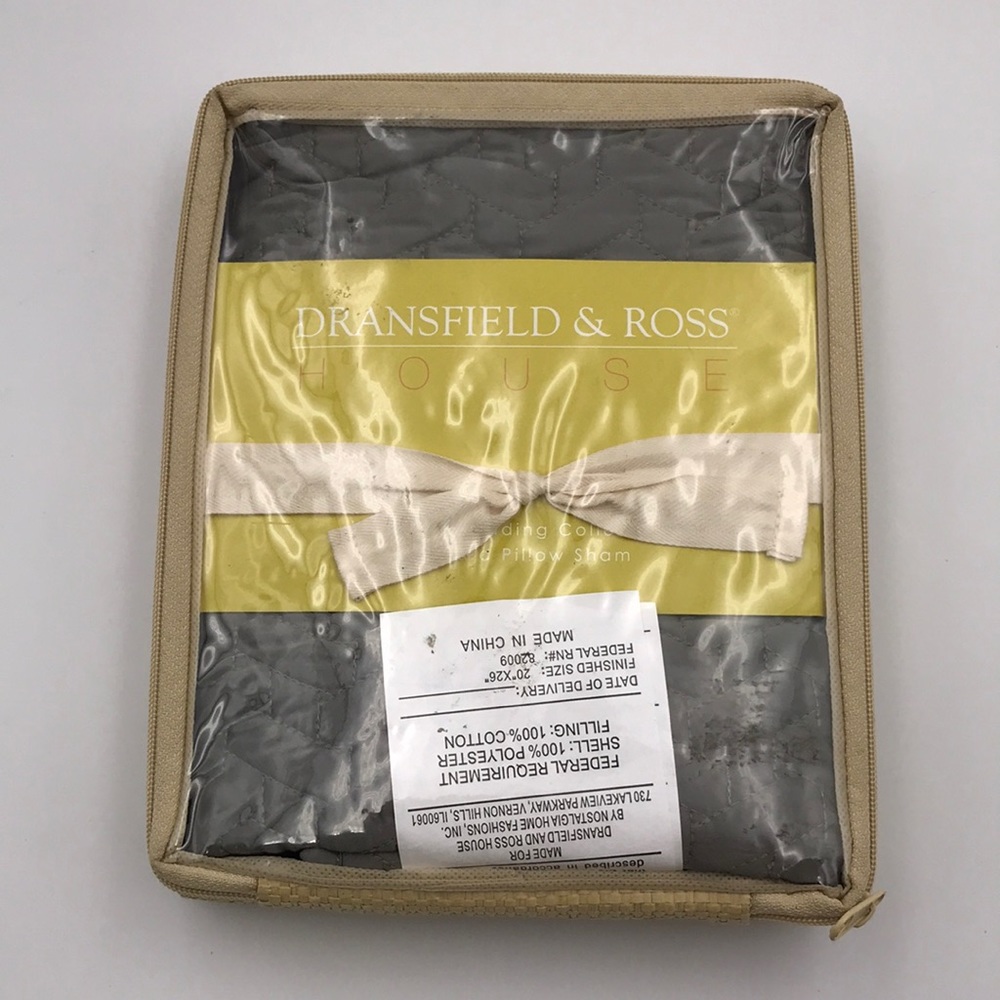 Dransfield & Ross Vannerie Mercury Basketweave Standard Sham